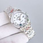 C Factory ROLEX 904L Steel Swiss 2671 Chips 28MM Lady White Watch